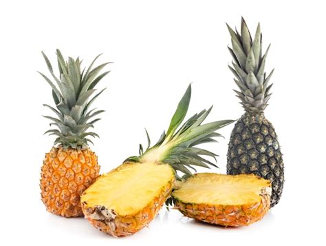 Premium Photo Delicious Pineapples Isolated On White