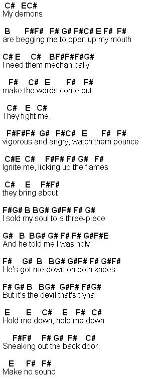Flute Sheet Music Hold Me Down