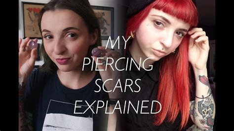 My Piercing Scars Explained Youtube