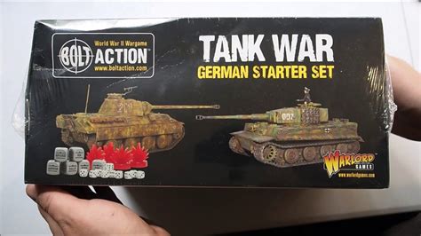 Bolt Action Tank War German Starter Unboxing Youtube
