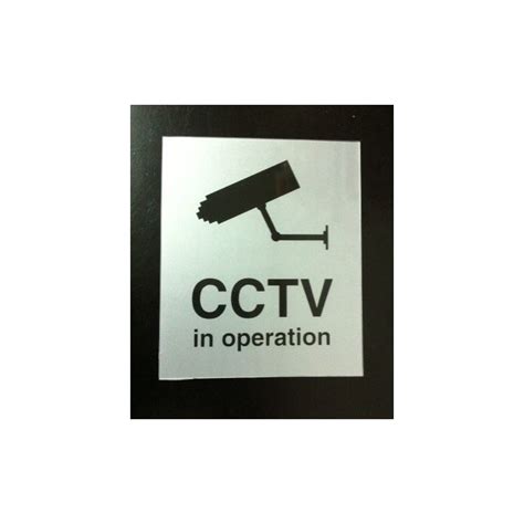 Sticker Keselamatan Peringatan Kamera Cctv Pengawasan Keamanan Perekat