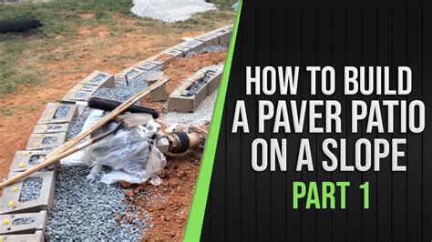 How To Build A Paver Patio On A Sloped Yard Builders Villa