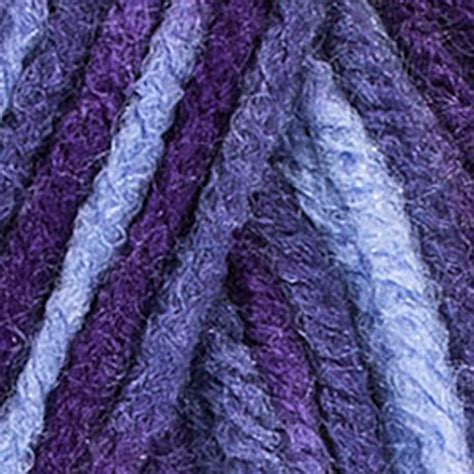 Red Heart Yarn Purple Prints Comfort Yarn 4 Medium Free Shipping