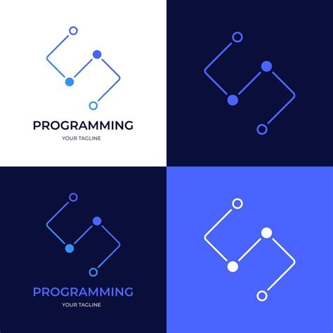 Premium Vector Vector Logo For Programming Logo Design For Layout