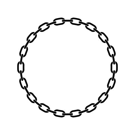 Chain Vector Circle 8222654 Vector Art At Vecteezy