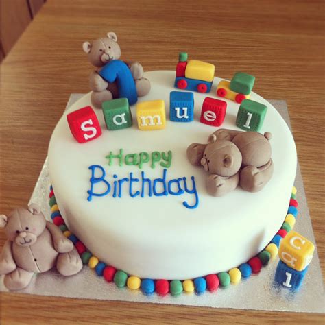 Birthday Cake Design For One Year Old Boy