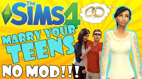 Sims 4 Mod Teenage Romance With Adults