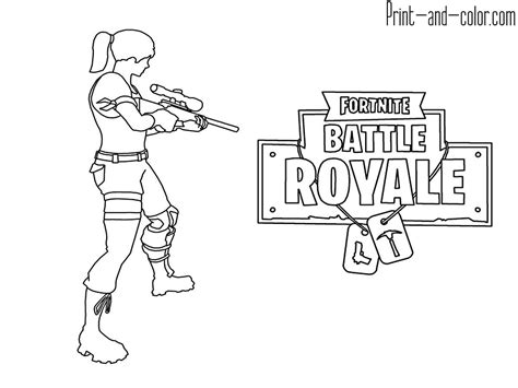 Kleurplaat Geweer Fortnite 25 Fortnite Kleurplaten Gratis Te Printen