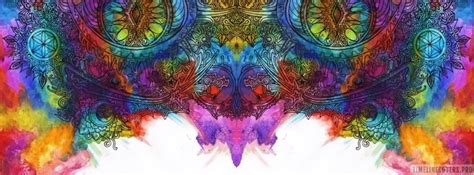 Artistic Psychedelic Painting Facebook Cover Photo