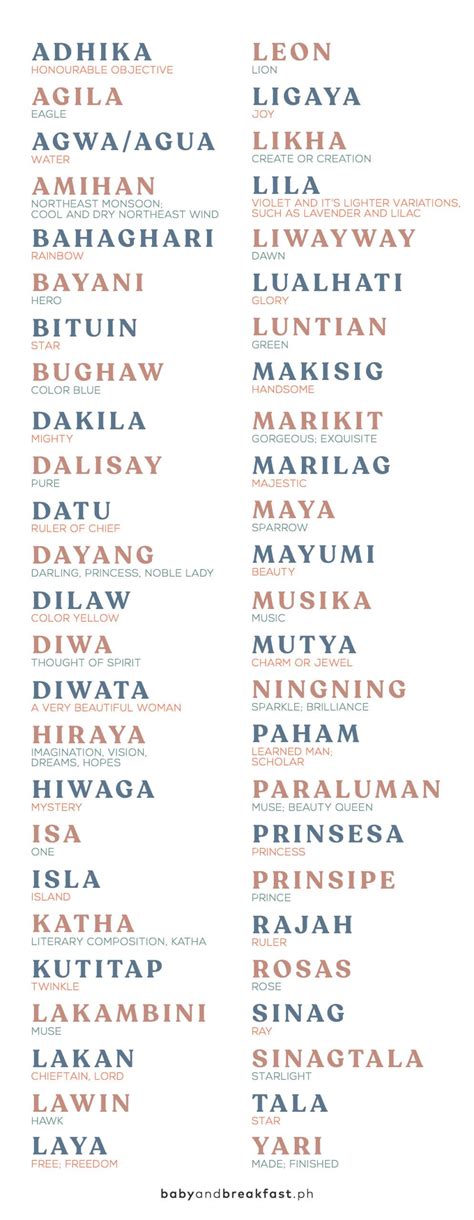 Tagalog Words To Describe A Woman