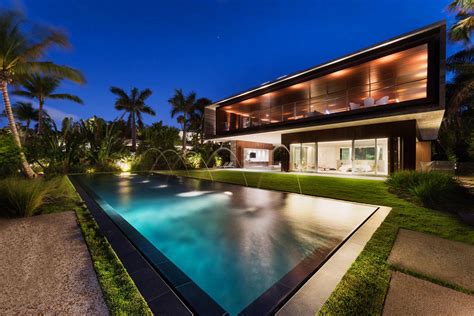 A Luxury Miami Beach Home With Pools Natural Lagoons And A Rooftop Garden