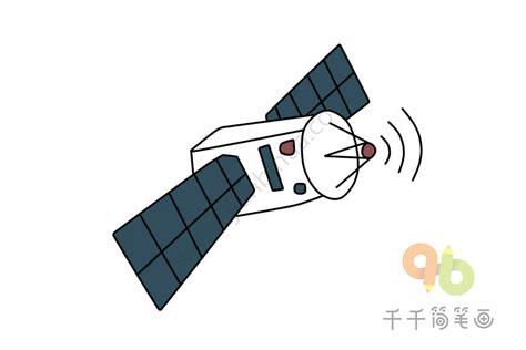 点在上部或左上，先写点： 衣 立 为 2. 儿童彩色卫星简笔画大全_飞船火箭