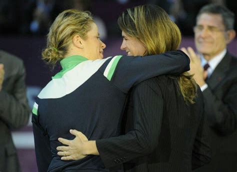 Kim Clijsters And Amelie Mauresmo Kim Clijsters Amélie Mauresmo Kim