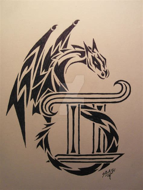 Dragon Gemini Tattoo By Lostamongstars On Deviantart