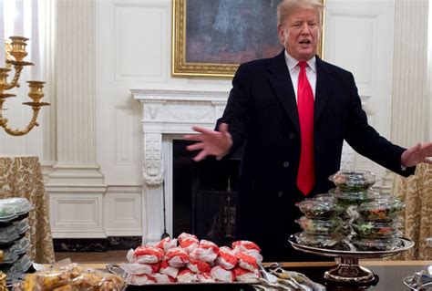Mcdonald Trump The Surreal White House Fast Food Feast Was America At
