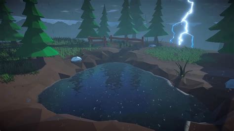 Rain Ripples Water Shader Stormy Scene Unity 3D Shader Graph YouTube