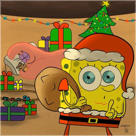 Spongebob Christmas Spongebob Christmas Cute Christmas Wallpaper