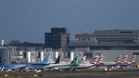 Limited Flights Resume At Gatwick Airport