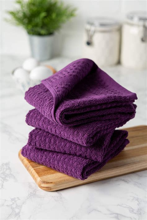 Dii Cotton Waffle Terry Dish Towels 15 X 26 Set Of 4 Ultra Absorbent