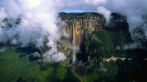 Nature Waterfall Clouds Wallpapers Hd Desktop And Mobile Backgrounds