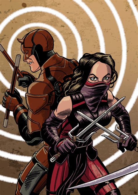 Daredevil And Elektra By Mistermuck On Deviantart