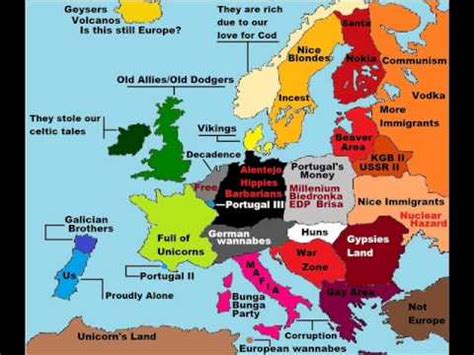 Europe according to Portuguese - YouTube