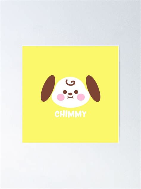 Cute Baby Bts Bt21 Character Chimmy Poster By Shiminee Redbubble