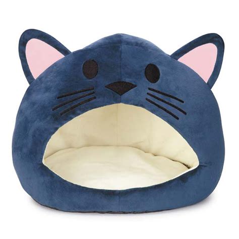 Cat Is Good Cat Cave Bed Blue With Same Day Shipping Baxterboo