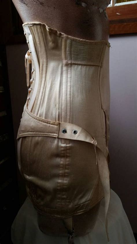 Vintage Medical Corset Back Brace Made In Australia By Jenyns Size 8