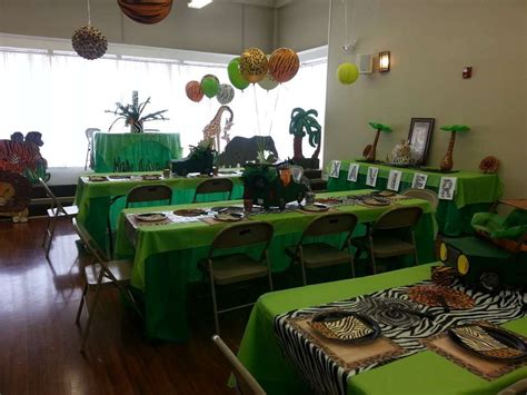 Awesome safari baby shower decorations. Jungle Safari Baby Shower Party Ideas | Photo 5 of 12 ...