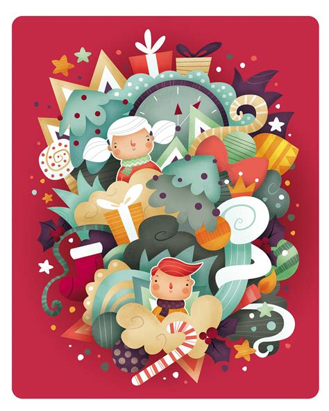 Dulce Navidad Ilustración Infantil On Behance