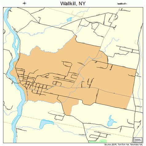 Wallkill New York Street Map 3678003