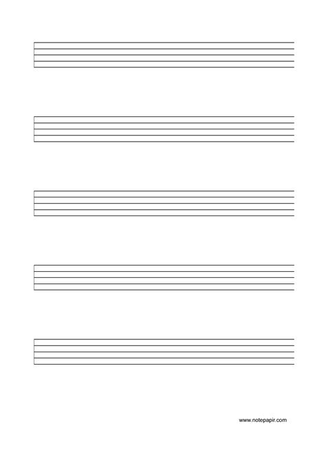 Printable Music Staff Paper Blank Sheet Music Printable Sheet Music