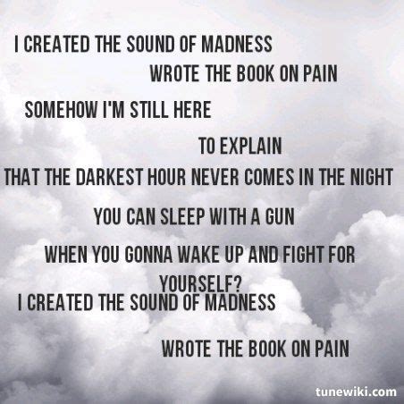 Sound of Madness - Shinedown | Lyrics, I'm still here, Song lyrics