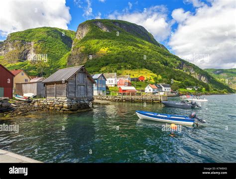 Village And Mountains Of Norway Hi Res Stock Photography And Images Alamy