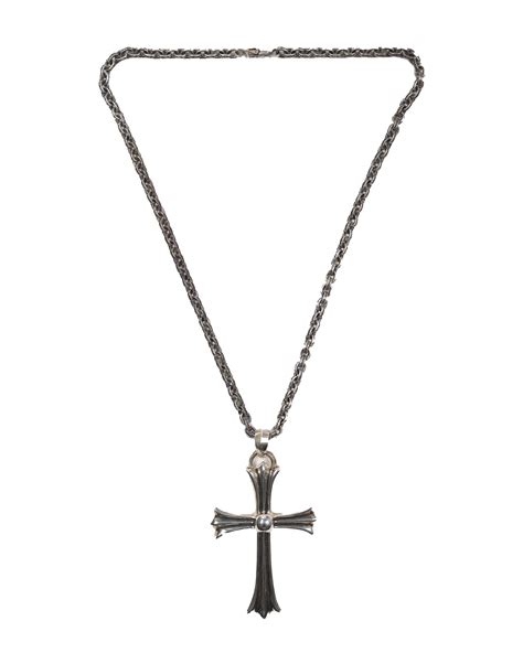 Chrome Hearts Large Cross Pendant Necklace