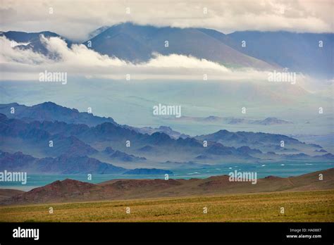 Mongolia Bayan Ulgii Province Western Mongolia The Colored Mountains