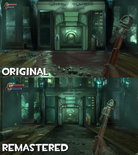 Bioshock Original Vs Remastered By Robinolsen2011 On Deviantart