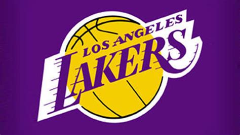 Los Angeles Lakers Yellow Logo In Purple Background Hd Lakers