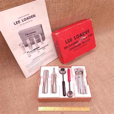 Early Vintage Lee Loader Gauge In Complete Reloading Tool Kit Old Arms Of Idaho Llc