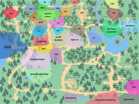 Ponytown Fandom Map Mar 2020 Legend Included Ponytown