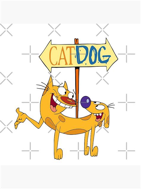 Catdog Tv Show Poster For Sale By Svgfilms Redbubble