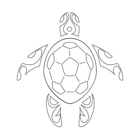 Sea Turtle Stencil Clip Art Library