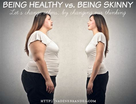 Being Skinny Vs Being Healthy Nadine Brandes