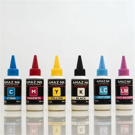 Jual 1 Set Tinta Printer Amazink Cmyk Lc Lm Untuk Epson L Series 6
