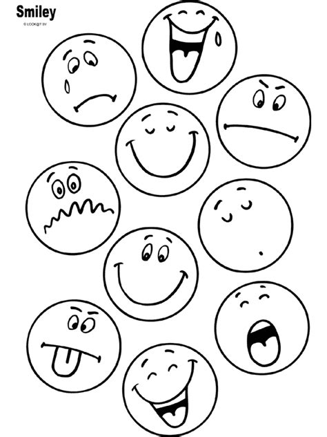 Mewarna08 Kleurplaat Smiley Poep