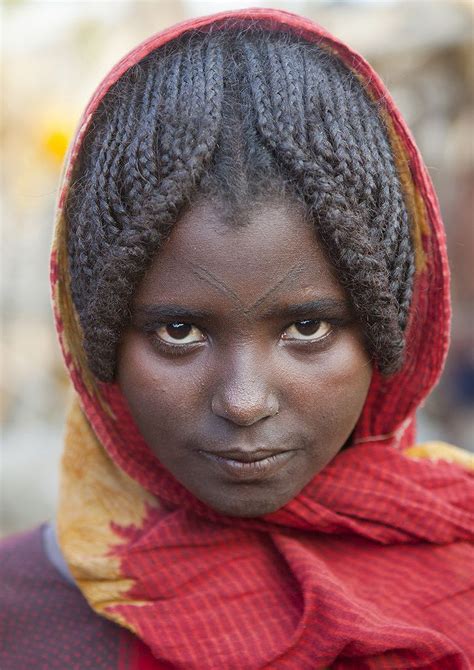 Afar Tribe Girl Assayta Ethiopia African People World Cultures