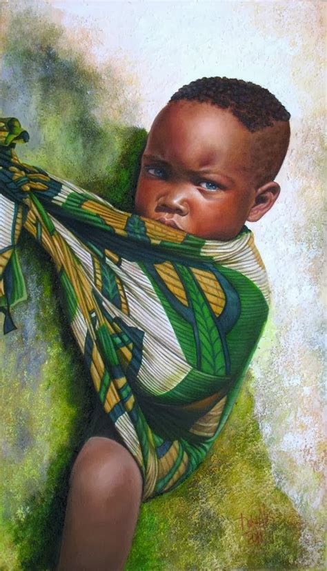 20 Beautiful African Children Paintings By Dora Alis Fine Art And You