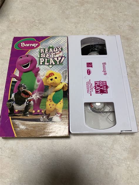 Barney Ready Set Play Vhs Cassette Tape Dh Ebay