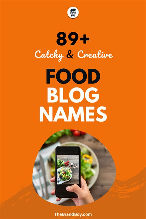 Food Blog Names Catchy And Cool Names Food Blog Names Food